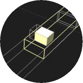 3D EW emitter mode parameter space with algorithmically highlighted ambiguities